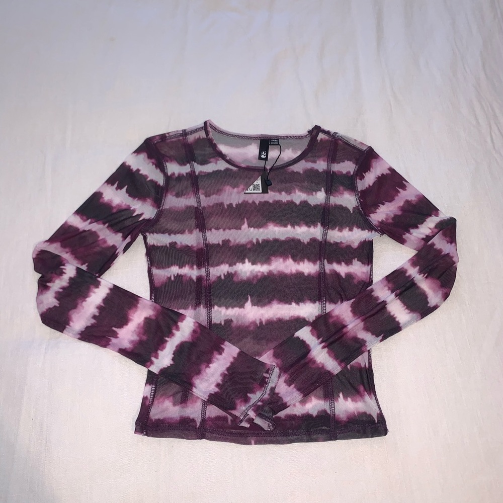 Purple Mesh Garage Long Sleeve